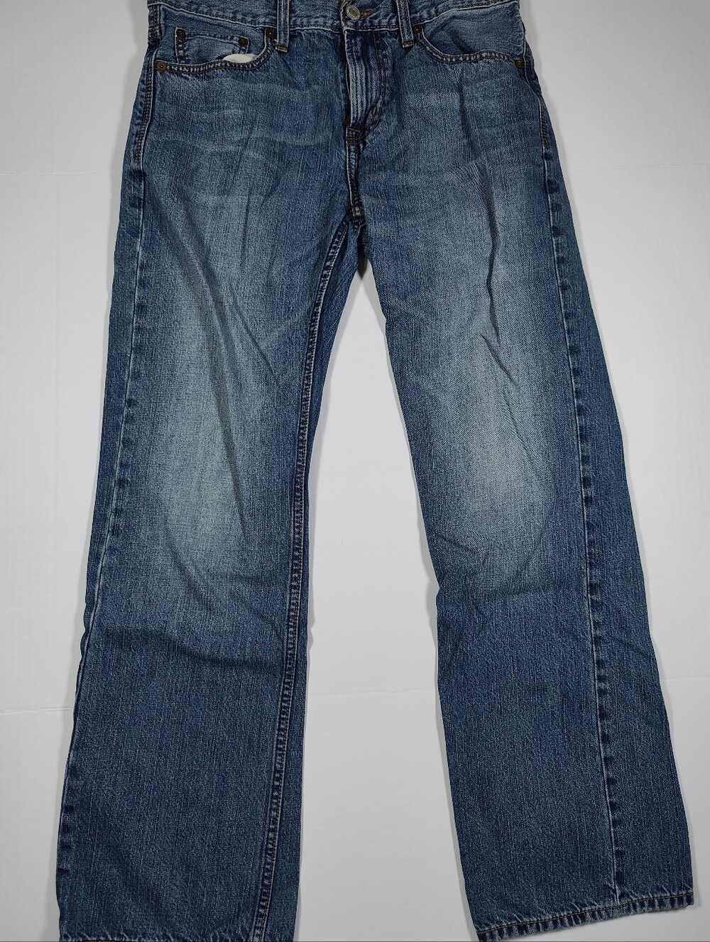 American Eagle Mens 100% Cotton Medium Wash Classic Bootcut Jeans Size 33x31